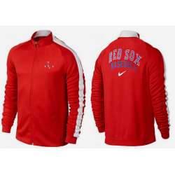 MLB Boston Red Sox Team Logo 2015 Men Baseball Jacket (11)