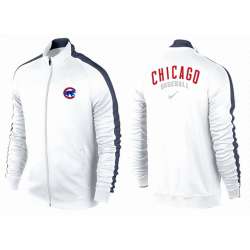 MLB Chicago Cubs Team Logo 2015 Men Baseball Jacket (2)