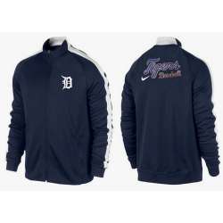 MLB Detroit Tigers Team Logo 2015 Men Baseball Jacket (13)