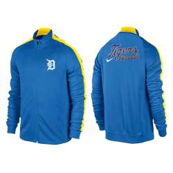 MLB Detroit Tigers Team Logo 2015 Men Baseball Jacket (17)