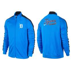 MLB Detroit Tigers Team Logo 2015 Men Baseball Jacket (8)