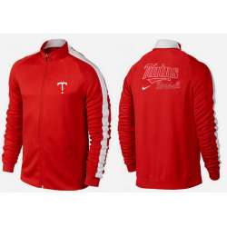 MLB Minnesota Twins Team Logo 2015 Men Baseball Jacket (11)