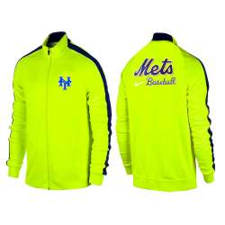 MLB New York Mets Team Logo 2015 Men Baseball Jacket (14)