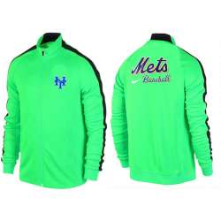 MLB New York Mets Team Logo 2015 Men Baseball Jacket (18)