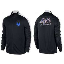 MLB New York Mets Team Logo 2015 Men Baseball Jacket (6)