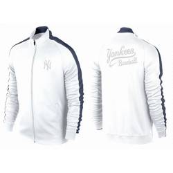 MLB New York Yankees Team Logo 2015 Men Baseball Jacket (2)