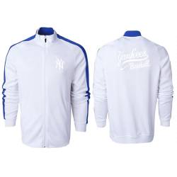 MLB New York Yankees Team Logo 2015 Men Baseball Jacket (3)