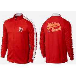 MLB Oakland Athletics Team Logo 2015 Men Baseball Jacket (11)