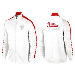 MLB Philadelphia Phillies Team Logo 2015 Men Baseball Jacket (10)
