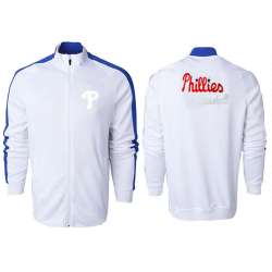 MLB Philadelphia Phillies Team Logo 2015 Men Baseball Jacket (3)