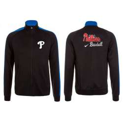 MLB Philadelphia Phillies Team Logo 2015 Men Baseball Jacket (5)