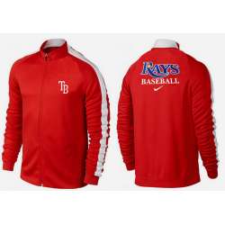 MLB Tampa Bay Rays Team Logo 2015 Men Baseball Jacket (11)