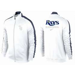 MLB Tampa Bay Rays Team Logo 2015 Men Baseball Jacket (2)