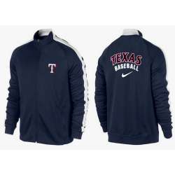 MLB Texas Rangers Team Logo 2015 Men Baseball Jacket (13)