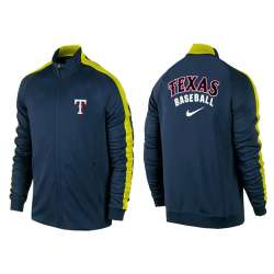 MLB Texas Rangers Team Logo 2015 Men Baseball Jacket (1)