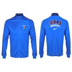 MLB Texas Rangers Team Logo 2015 Men Baseball Jacket (9)