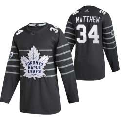 Maple Leafs 34 Auston Matthews Gray 2020 NHL All Star Game Adidas Jersey