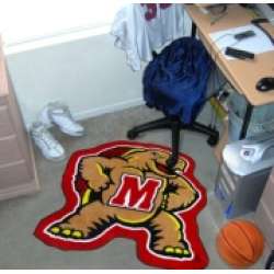 Maryland Terrapins Area Rug - Mascot Style