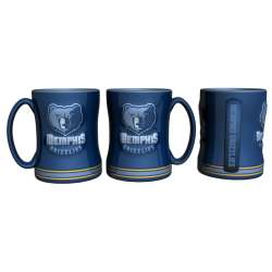 Memphis Grizzlies Coffee Mug 14oz Sculpted Relief
