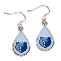 Memphis Grizzlies Earrings Tear Drop Style