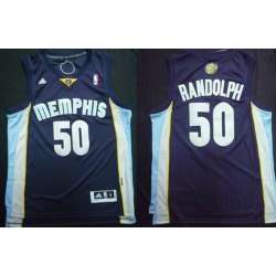 Memphis Grizzlies #50 Zach Randolph Revolution 30 Swingman Blue Jerseys