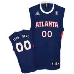 Men Atlanta Hawks Customized NBA blue round neck Jerseys