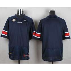 Men Auburn Tigers Customized Navy Blue NCAA Jerseys