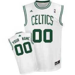 Men Boston Celtics Customized NBA white Home Jerseys