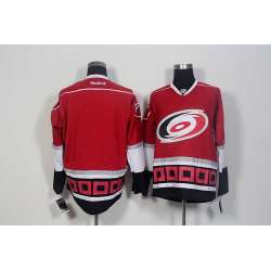 Men Carolina Hurricanes Customized Red Stitched NHL Jersey