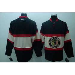 Men Chicago Blackhawks Customized Black New Third Stitched Hockey Jersey