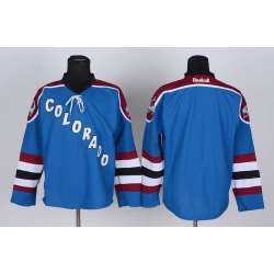 Men Colorado Avalanche Customized Blue Stitched Hockey Jersey