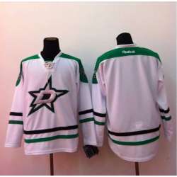 Men Dallas Stars Customized White Stitched Hockey Jersey