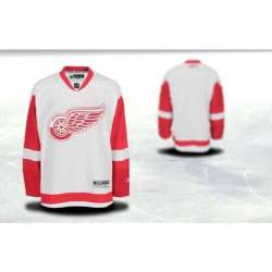 Men Detroit Red Wings Customized White Stitched Hockey Jersey