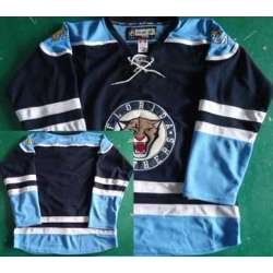 Men Florida Panthers Customized Blue Third Stitched Hockey Jersey