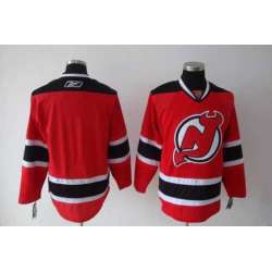 Men New Jersey Devils Customized Red Stitched Hockey Jersey