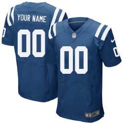 Men Nike Indianapolis Colts Customized Blue Team Color Stitched NFL Elite Jersey