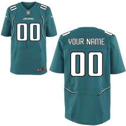 Men Nike Jacksonville Jaguars Customized Green Team Color Stitched NFL Elite Jersey