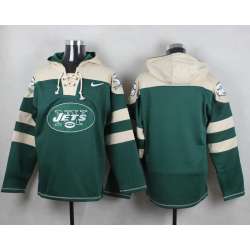 Men Nike New York Jets Customized Green Stitched NFL Hoodie