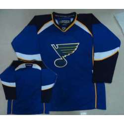 Men St. Louis Blues Customized Blue Third Stitched Hockey Jersey