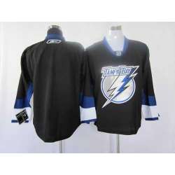 Men Tampa Bay Lightning Customized black Stitched Hockey Jersey
