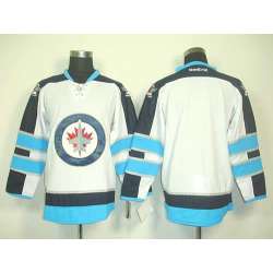 Men Winnipeg Jets Customized White Stitched Hockey Jersey