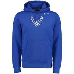 Men's Air Force Falcons Nike Big Logo Fleece Hoodie - Royal
