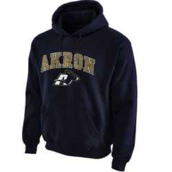 Men\'s Akron Zips Midsize Arch Pullover Hoodie - Navy Blue