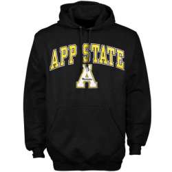 Men's Appalachian State Mountaineers Arch Over Logo Hoodie - Black