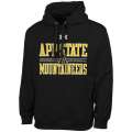 Men\'s Appalachian State Mountaineers Under Armour Performance Hoodie - Black