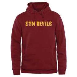Men\'s Arizona State Sun Devils Classic Wordmark Pullover Hoodie - Maroon