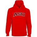 Men\'s Arkansas State Red Wolves Arch Name Pullover Hoodie - Scarlet