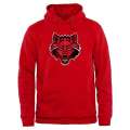 Men\'s Arkansas State Red Wolves Classic Primary Pullover Hoodie - Scarlet