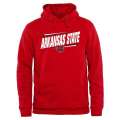 Men\'s Arkansas State Red Wolves Double Bar Pullover Hoodie - Red