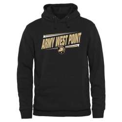 Men's Army Black Knights Double Bar Pullover Hoodie - Black